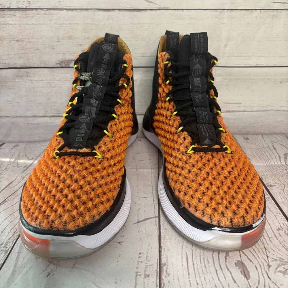 Nike AlphaDnk Total Orange Black Mens 10.5 Basketball‎ Shoe